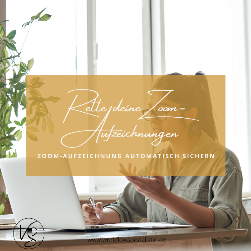 Zoom Aufzeichnung automatischer Upload