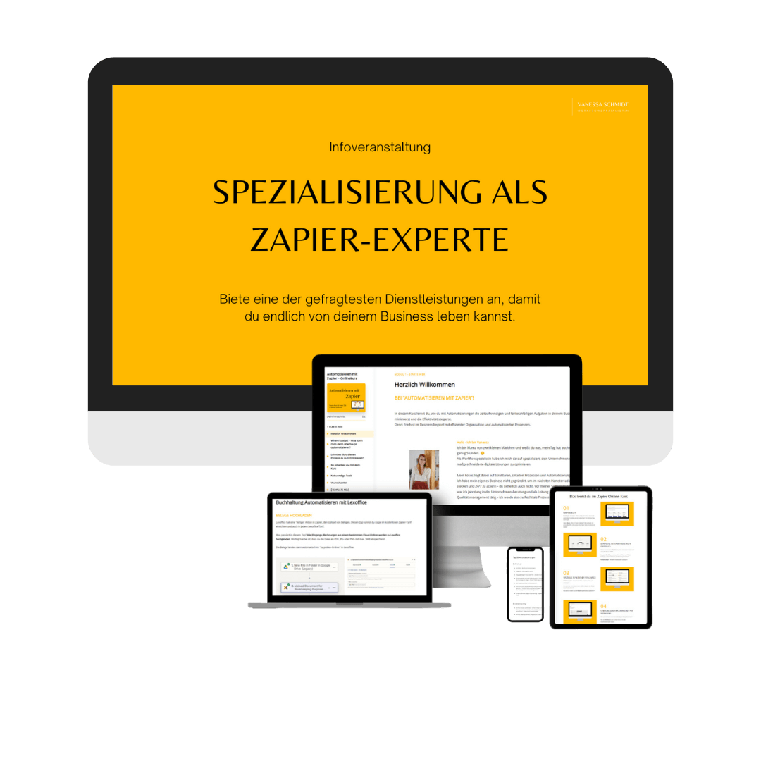 Spezialisierung als Zapier-Experte